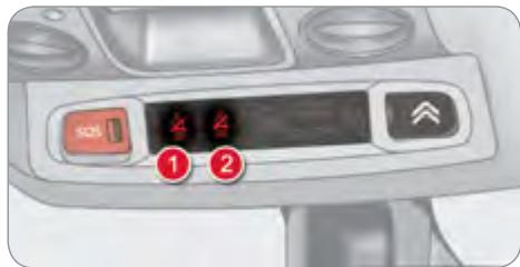 CITROEN C4 2 2010 - Témoin de non-bouclage / débouclage de ceinture - 2