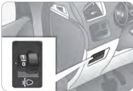 CITROEN C4 2 2010 - RÉGLAGE MANUEL DES PROJECTEURS HALOGÈNES - 1