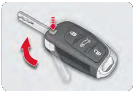 CITROEN C4 2 2010 - Ouverture du véhicule avec télécommande 3 boutons - 1