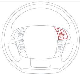 CITROEN C4 2 2010 - COMMANDES AU VOLANT - 1
