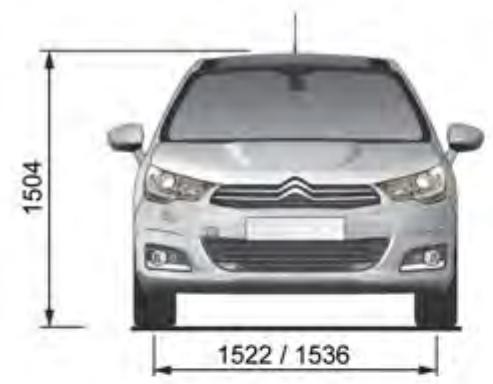 CITROEN C4 2 2010 - CARACTÉRISTIQUES TECHNIQUES - 1