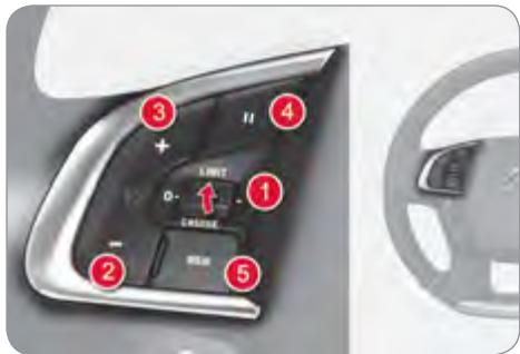 CITROEN C4 2 2010 - Limiteur de vitesse «LIMIT» - 1