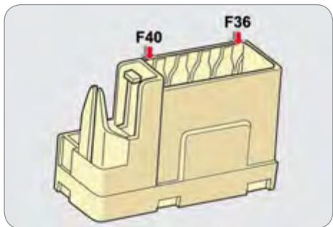 CITROEN C4 2 2010 - Fusibles dans la planche de bord - 2