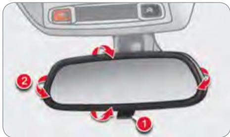 CITROEN C4 2 2010 - Rétroviseur intérieur - 1