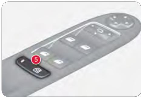 CITROEN C4 2 2010 - Neutralisation des commandes de lève-vitres électriques arrière - 1