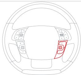 CITROEN C4 2 2010 - COMMANDES AU VOLANT - 7