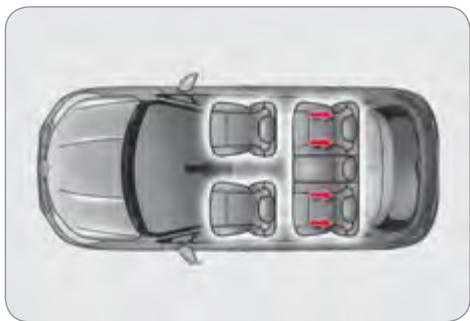 CITROEN C4 2 2010 - FIXATIONS «ISOFIX» - 1