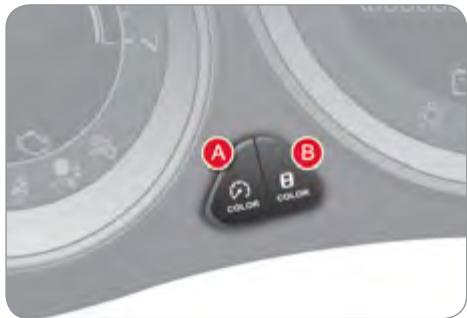 CITROEN C4 2 2010 - Personnalisation des couleurs au combiné - 1