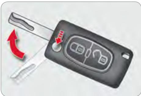 CITROEN C4 2 2010 - Ouverture du véhicule avec télécommande 2 boutons - 1