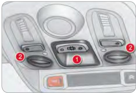CITROEN C4 2 2010 - PLAFONNIERS - 1