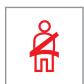 CITROEN C4 2 2010 - Témoin de non-bouclage / débouclage de ceinture - 1