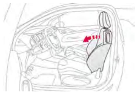 CITROEN DS3 2009 - Réglage en hauteur du siège conducteur ou passager - 1