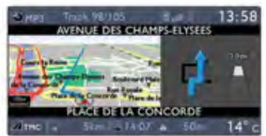 CITROEN DS3 2009 - Affichages dans l'écran - 1
