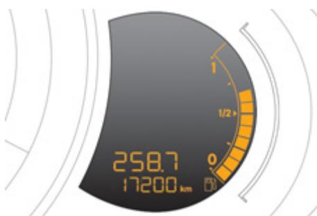 CITROEN DS3 2011 - Indicateur d'entretien - 1