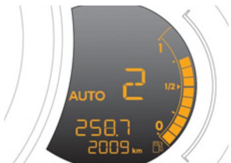 CITROEN DS3 2011 - Affichage au combiné - 1