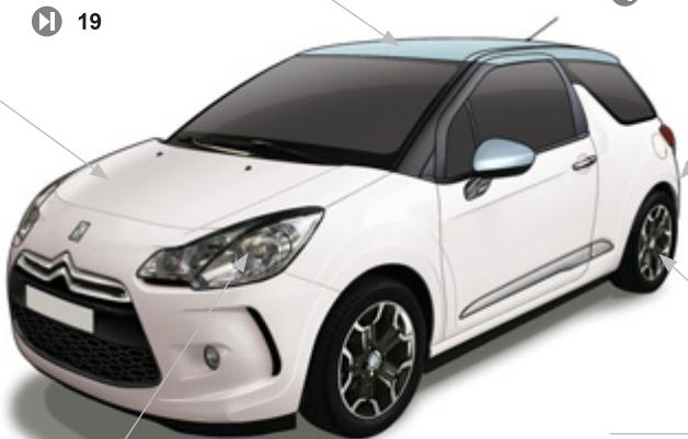 CITROEN DS3 2011 - Éléments de personnalisation - 2