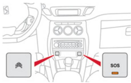 CITROEN DS3 2011 - Appel d'urgence ou d'assistance - 1