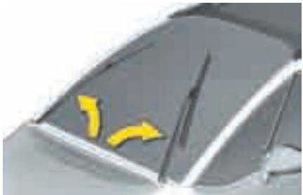 CITROEN GRAND C4 PICASSO 2009 - Position particulière de l'essuie-vitre avant - 1