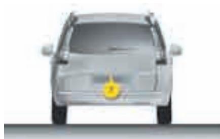 CITROEN GRAND C4 PICASSO 2009 - Ouverture du hayon - 1