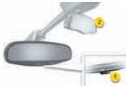 CITROEN GRAND C4 PICASSO 2009 - Rétroviseur intérieur électrochrome automatique - 1
