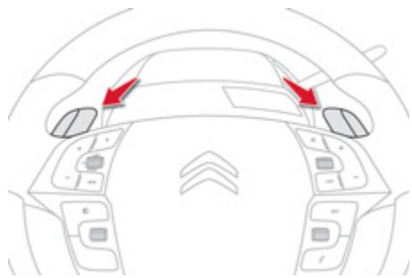 CITROEN GRAND C4 PICASSO 2013 - Commandes sous-volant - 1