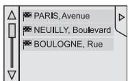 PARIS, Avenue NEUILLY, Boulevard BOULOGNE, Rue