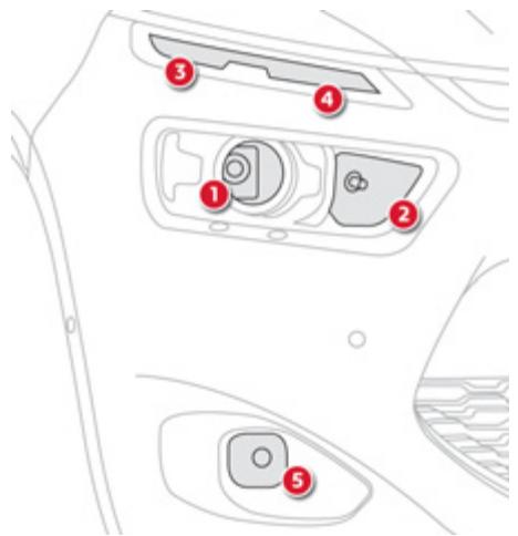 CITROEN GRAND C4 PICASSO 2013 - Feux avant - 1