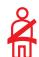 CITROEN GRAND C4 PICASSO 2013 - Alerte de non-bouclage des ceintures de sécurité avant - 1