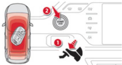 CITROEN GRAND C4 PICASSO 2013 - Avec la clé électronique - 1