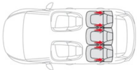CITROEN GRAND C4 PICASSO 2013 - Fixations «ISOFIX» - 1