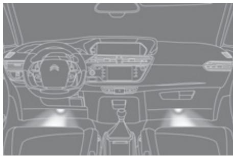 CITROEN GRAND C4 PICASSO 2013 - Éclairage cave à pieds - 1