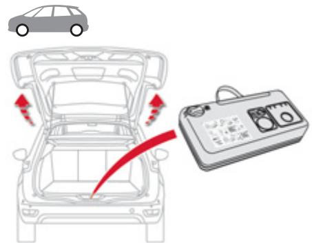 CITROEN GRAND C4 PICASSO 2013 - Kit de dépannage provisoire de pneumatique - 1