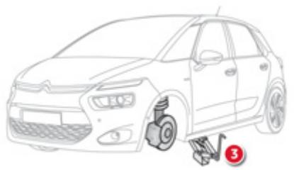 CITROEN GRAND C4 PICASSO 2013 - Montage de la roue - 1