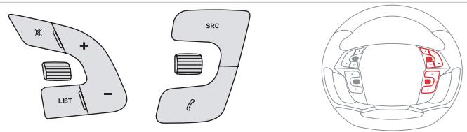 CITROEN GRAND C4 PICASSO 2013 - COMMANDES AU VOLANT - 1