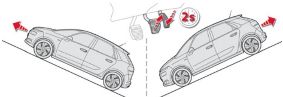 CITROEN GRAND C4 PICASSO 2013 - Aide au démarrage en pente - 1
