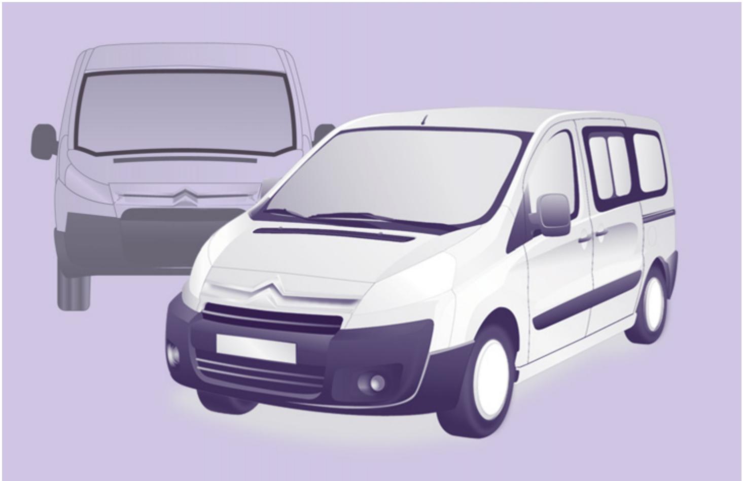 CITROEN JUMPY ATLANTE 2012 - CEINTURES AUX PLACES ARRIÈRE - 2