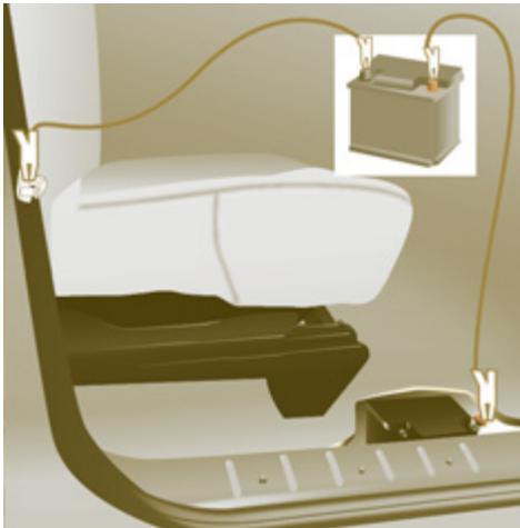 CITROEN JUMY COMBI 2007 - Pour démarrer à partir d'une autre batterie - 1