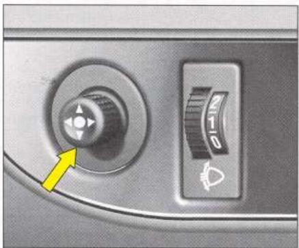 CITROEN XSARA 2003 - Pour les rabattre, placez la commande sur la position 3. - 1