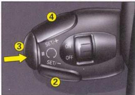 CITROEN XSARA 2003 - Rappel de la vitesse mémorisée - 1