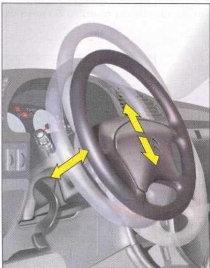 CITROEN XSARA 2003 - RÉGLAGE DU VOLANT - 2