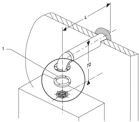 SAUNIER DUVAL ISOTWIN F24E - Système ventouse horizontale ∅ 60/100 mm ou ∅ 80/125 mm (installation de type C13) - 1