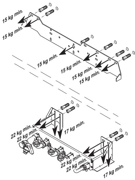SAUNIER DUVAL ISOTWIN F24E - Fixation au mur - 1