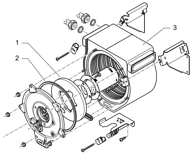 SAUNIER DUVAL ISOSPLIT CONDENS F 35E - Ensemble brûleur - 1