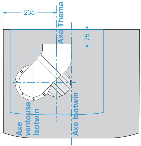 SAUNIER DUVAL ISOTWIN C 24 E - Emplacement de la chaudière - 2