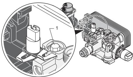 SAUNIER DUVAL THEMAPLUS CONDENS F 24 - Réglage du débit du circuit chauffage - 1
