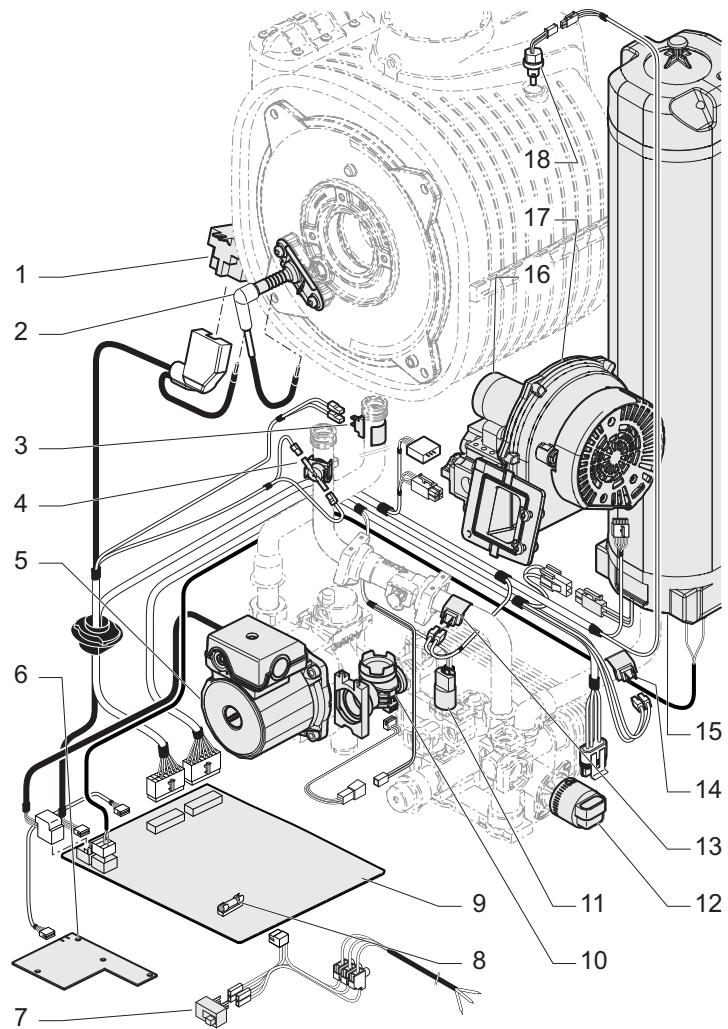 SAUNIER DUVAL THEMAPLUS CONDENS F30 E - Schéma électrique - 1