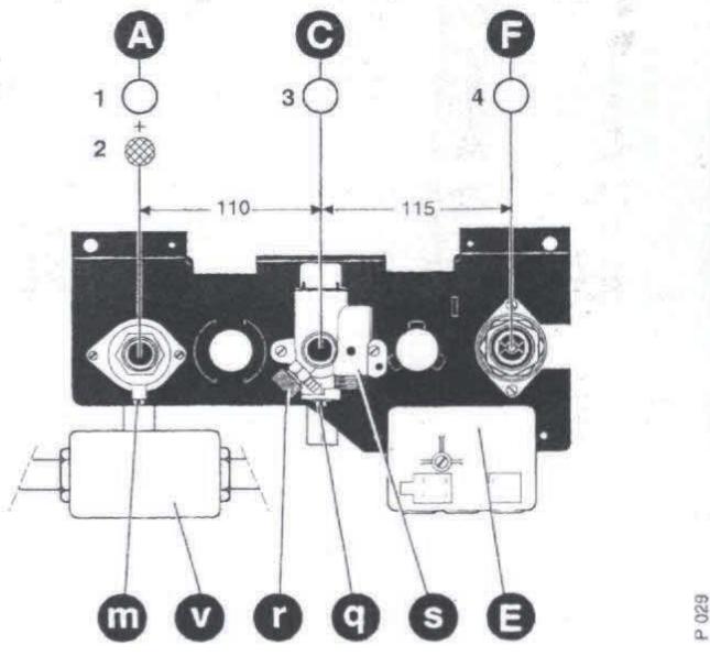 SAUNIER DUVAL THEMIS AS 23 - PLAQUE DE RACCORDEMENT - 2