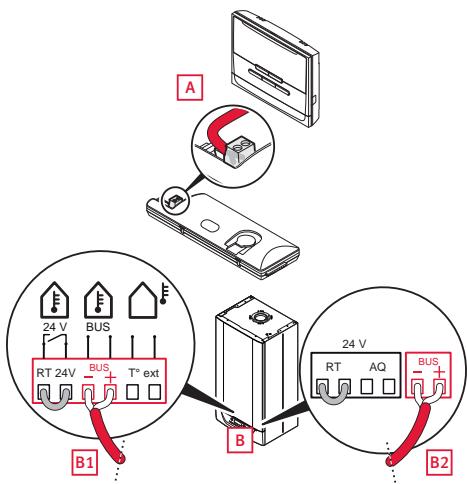 SAUNIER DUVAL EXACONTROL E7RC - Connecté sur un générateur - 1