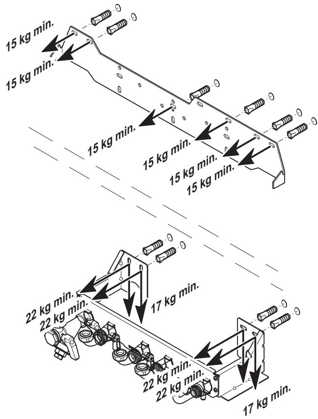 SAUNIER DUVAL ISOMAX CONDENS F 30 E - Fixation au mur - 1