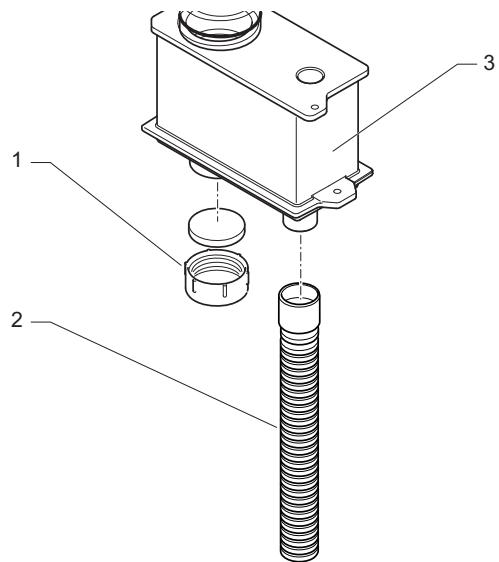 SAUNIER DUVAL ISOSPLIT CONDENS F 30 E - Raccordement du récapuérateur de condensats - 1